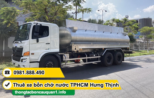 Thuê xe bồn chở nước TPHCM